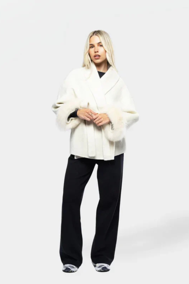London Wool-Blend Coat