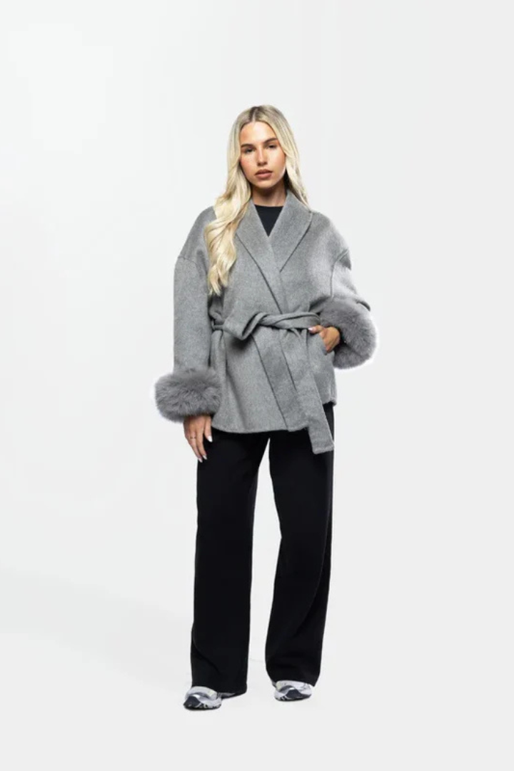 London Wool-Blend Coat