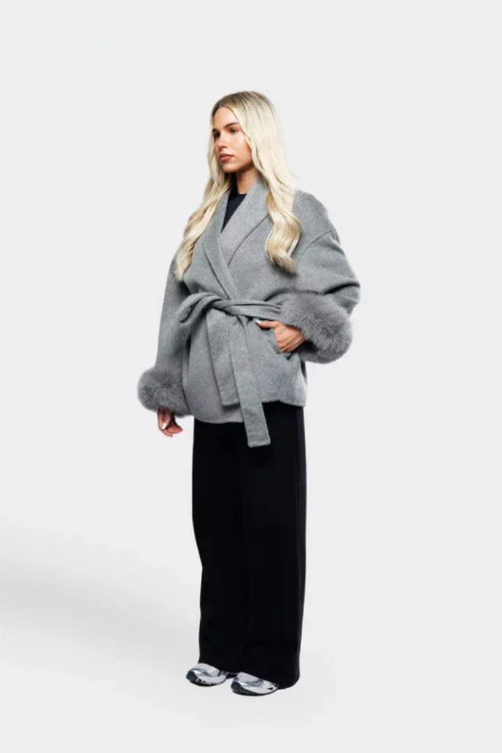 London Wool-Blend Coat