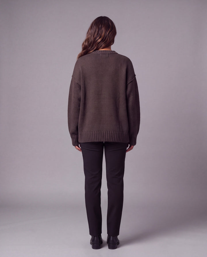 Nikova Knit Jumper Chocolate