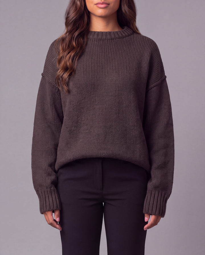 Nikova Knit Jumper Chocolate
