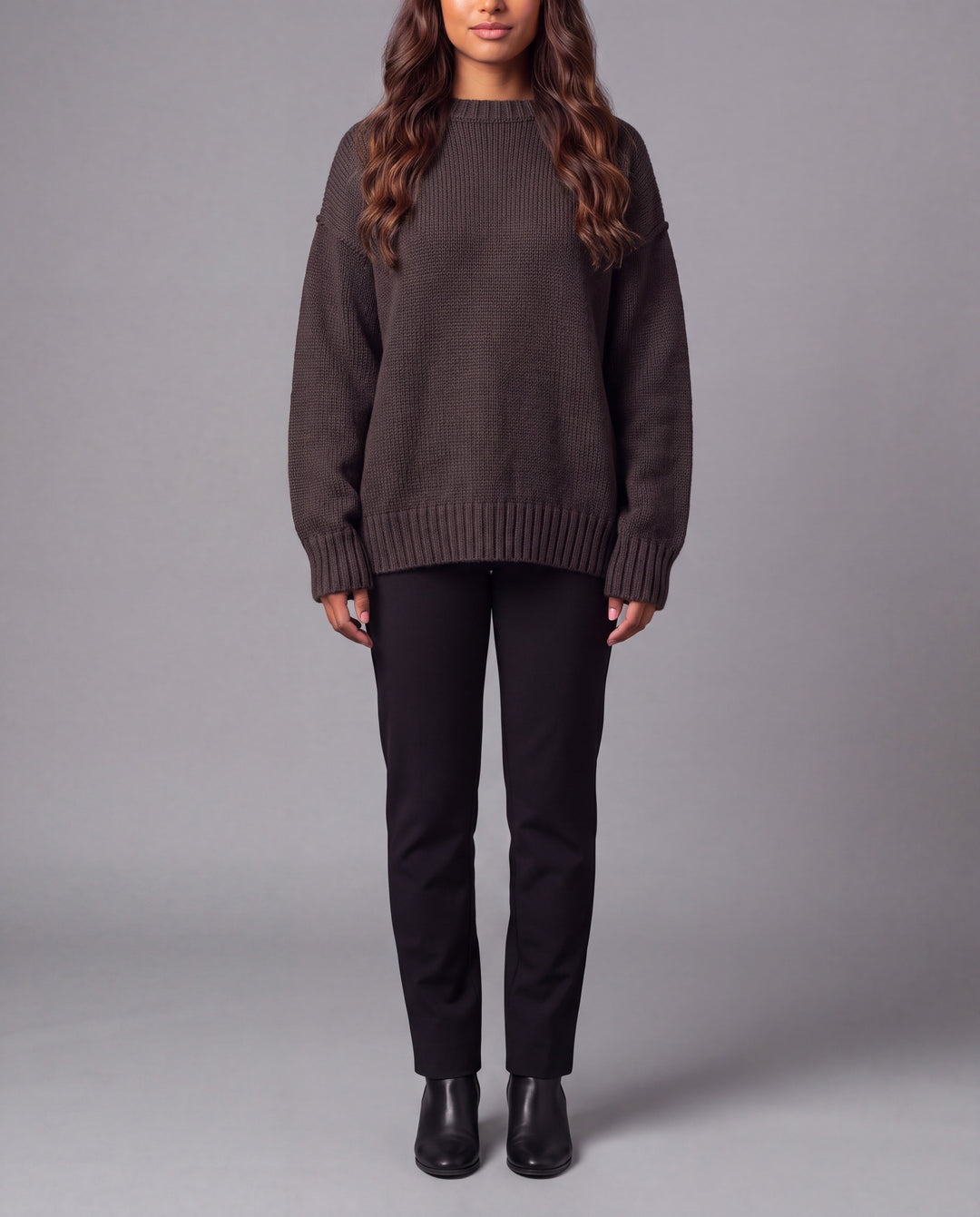 Nikova Knit Jumper Chocolate