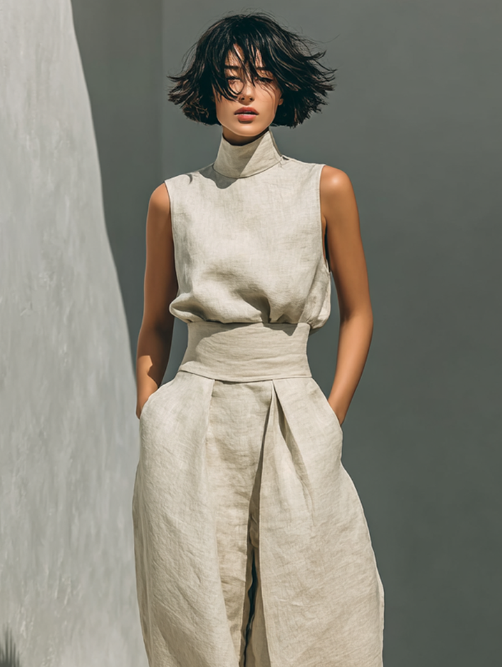 Maria | Minimalist Tank & Wide-Leg Set