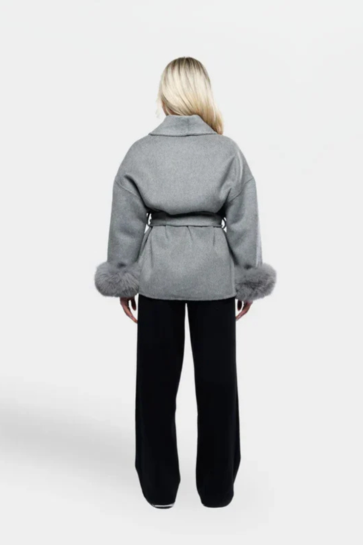 London Wool-Blend Coat