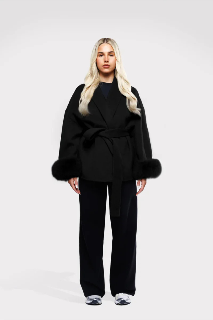 London Wool-Blend Coat