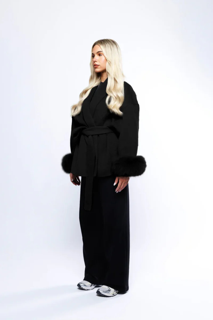 London Wool-Blend Coat