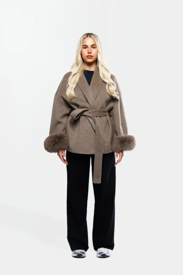 London Wool-Blend Coat