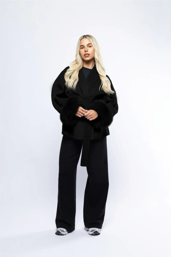 London Wool-Blend Coat