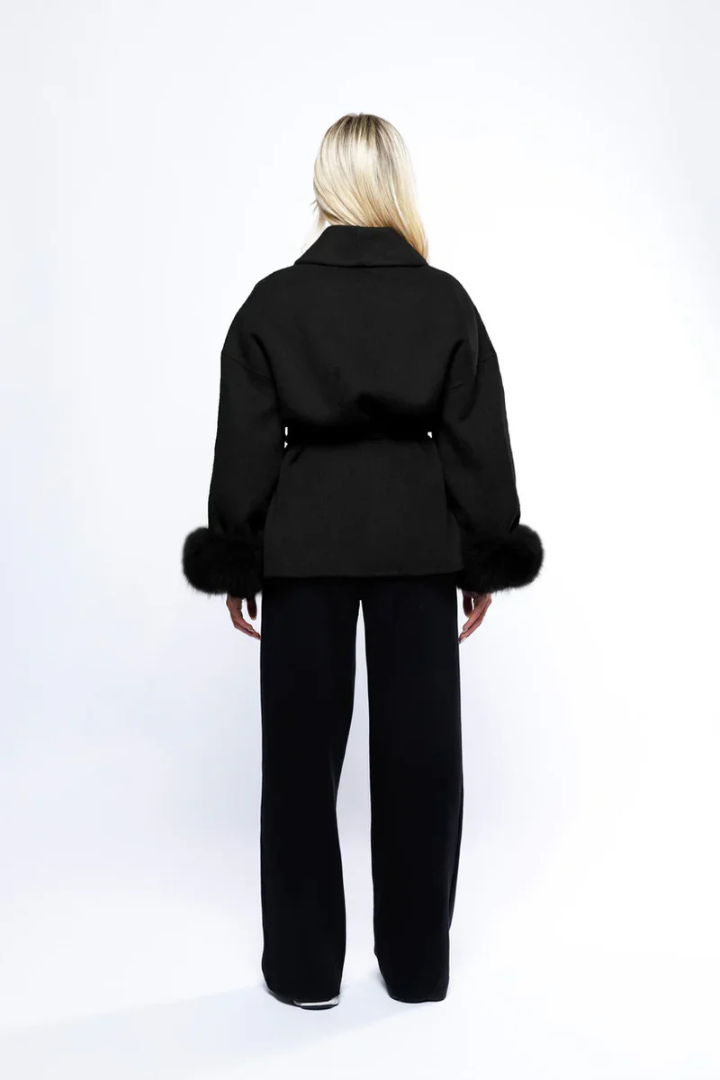 London Wool-Blend Coat