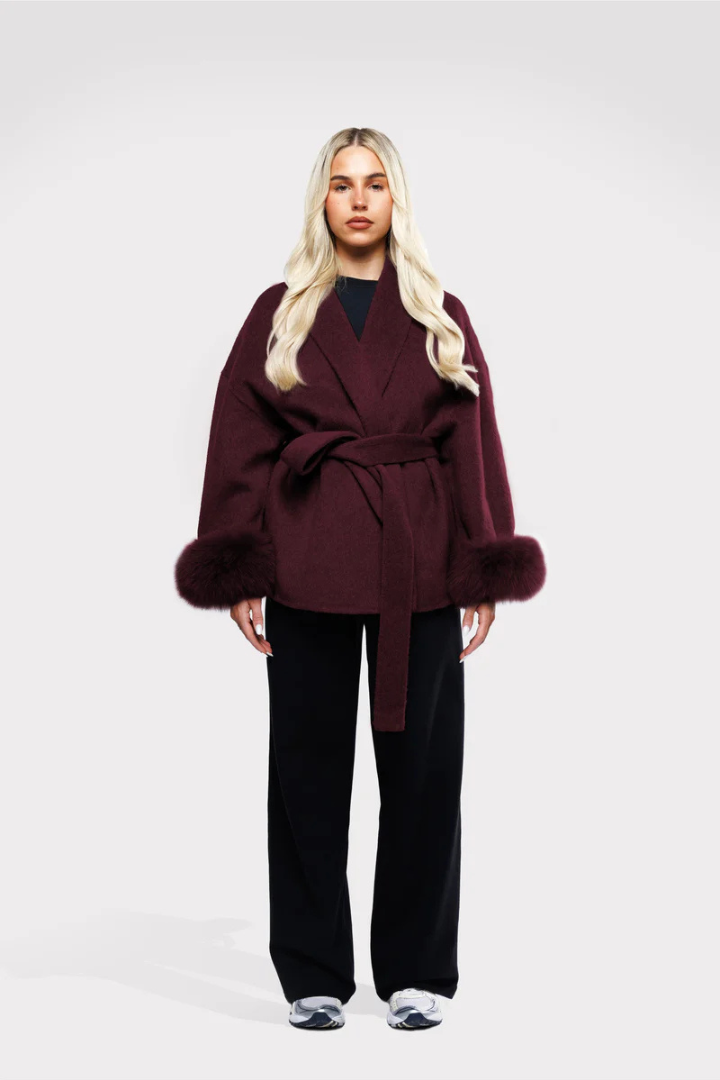 London Wool-Blend Coat