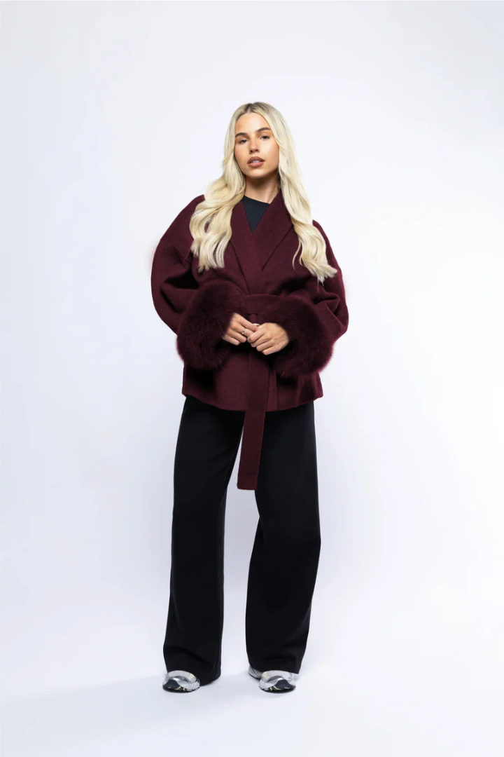 London Wool-Blend Coat