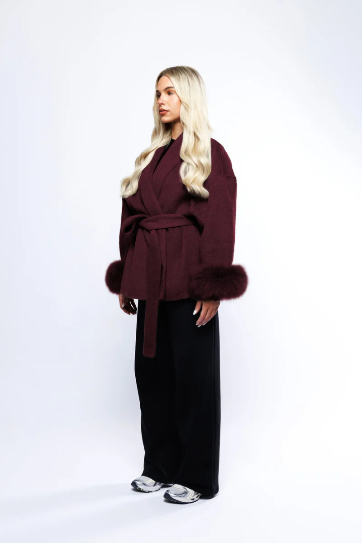 London Wool-Blend Coat