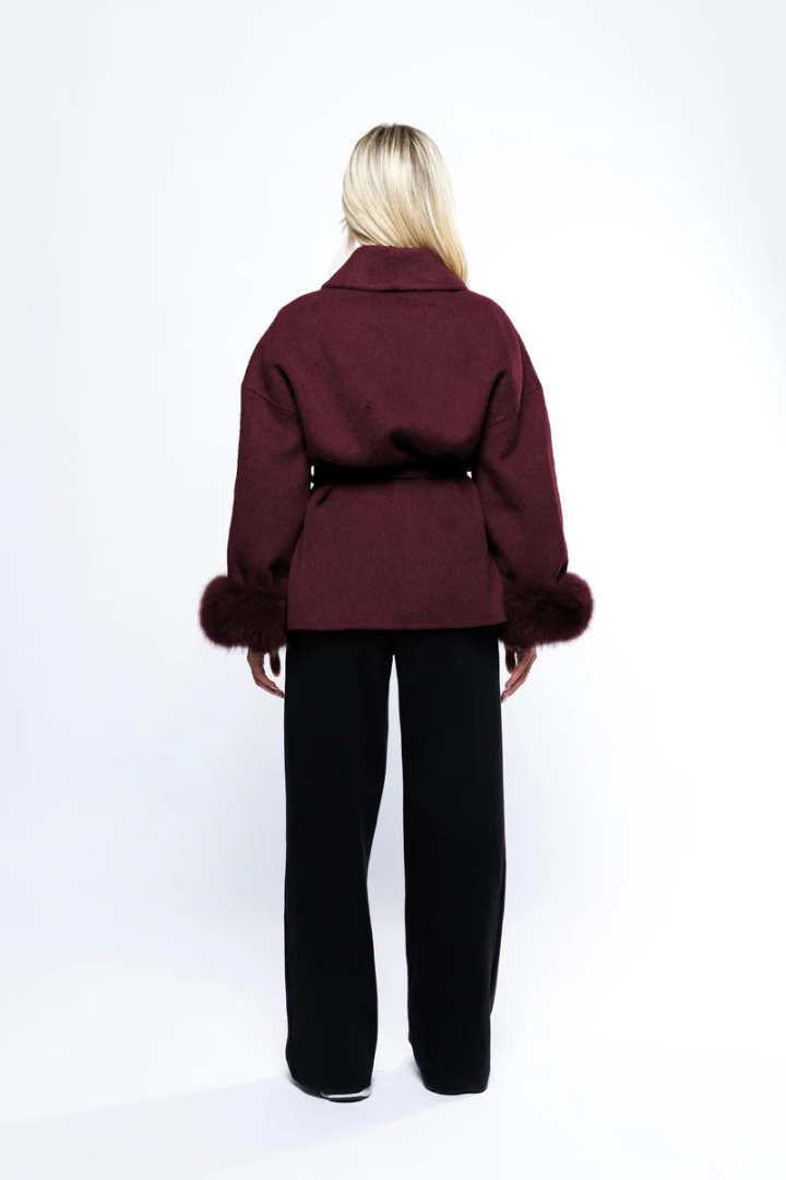 London Wool-Blend Coat