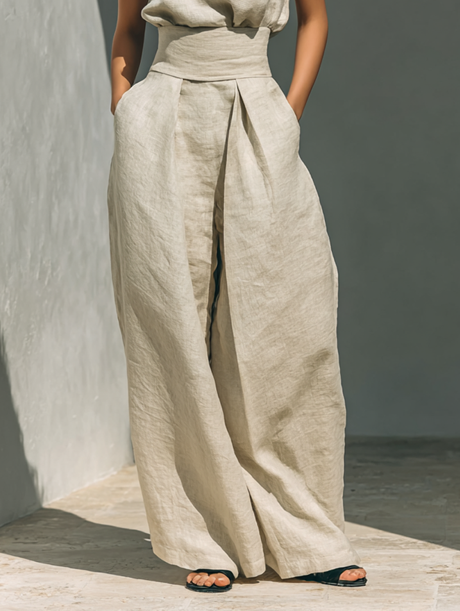 Maria | Minimalist Tank & Wide-Leg Set
