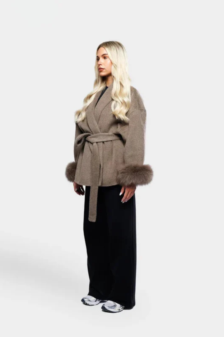 London Wool-Blend Coat