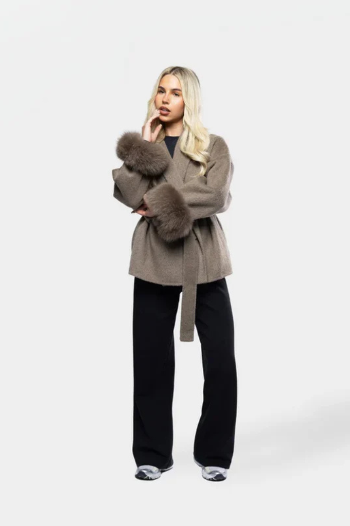 London Wool-Blend Coat