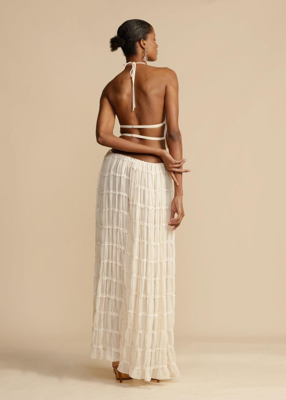 Delina Ruffle Two-Piece Set