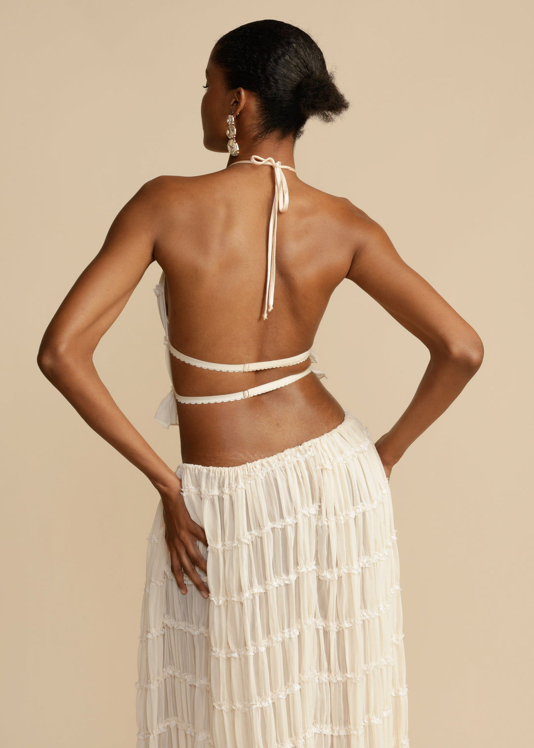 Delina Ruffle Two-Piece Set