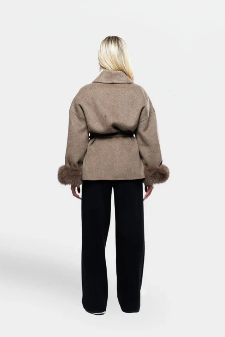 London Wool-Blend Coat