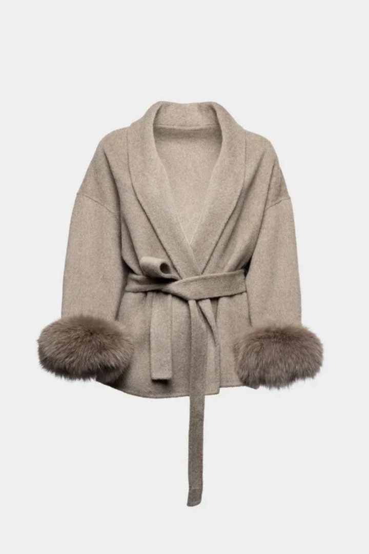 London Wool-Blend Coat
