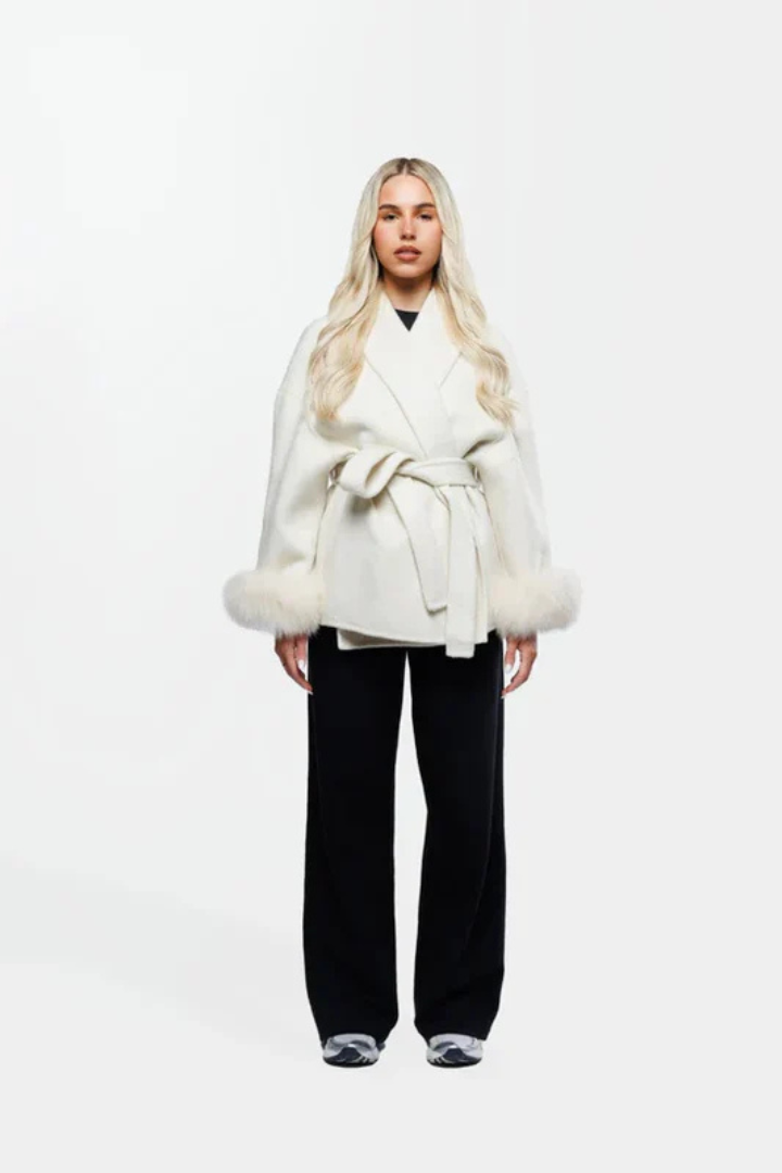 London Wool-Blend Coat