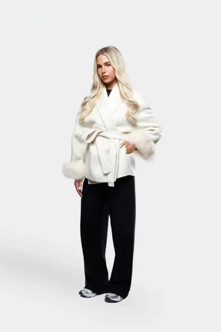 London Wool-Blend Coat