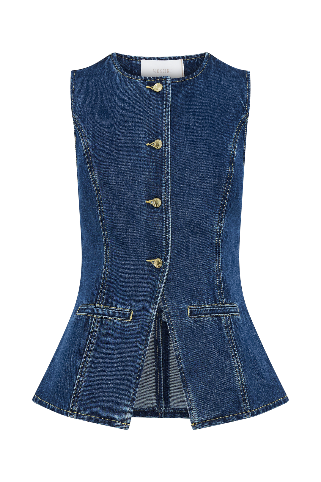 Isabeau Denim Two-Piece Set