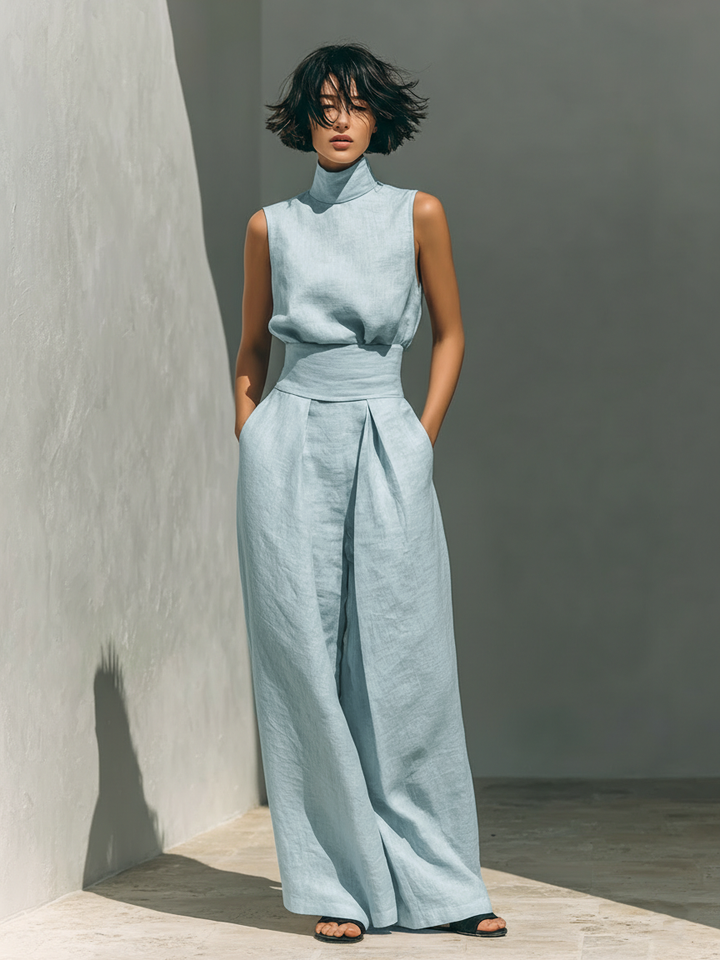 Maria | Minimalist Tank & Wide-Leg Set
