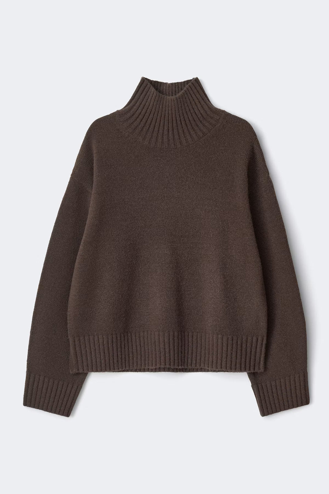 high neck sweater