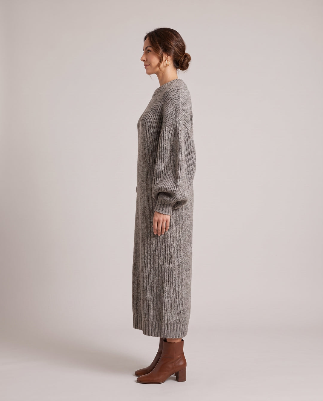 Oversized Chunky Knit Maxi Dress