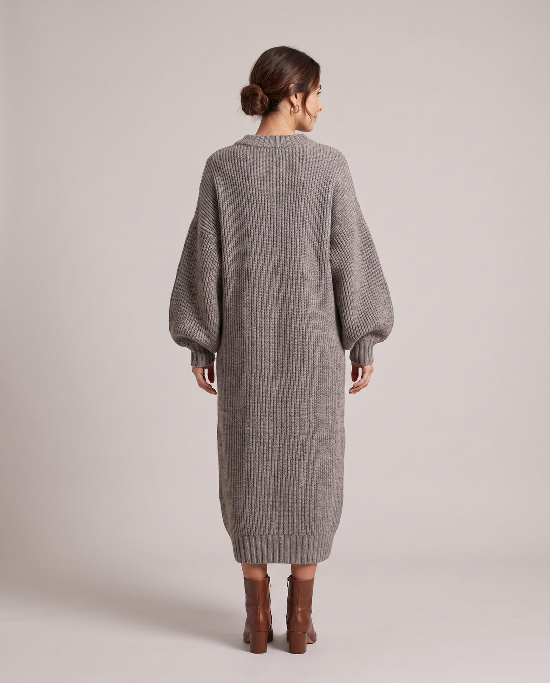 Oversized Chunky Knit Maxi Dress
