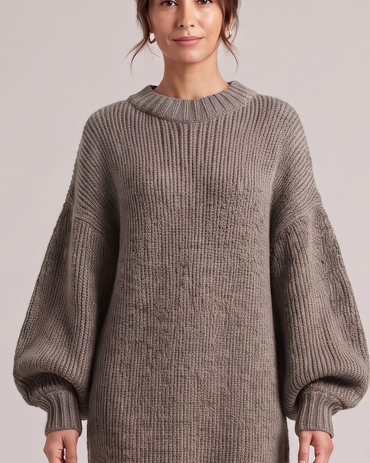 Oversized Chunky Knit Maxi Dress