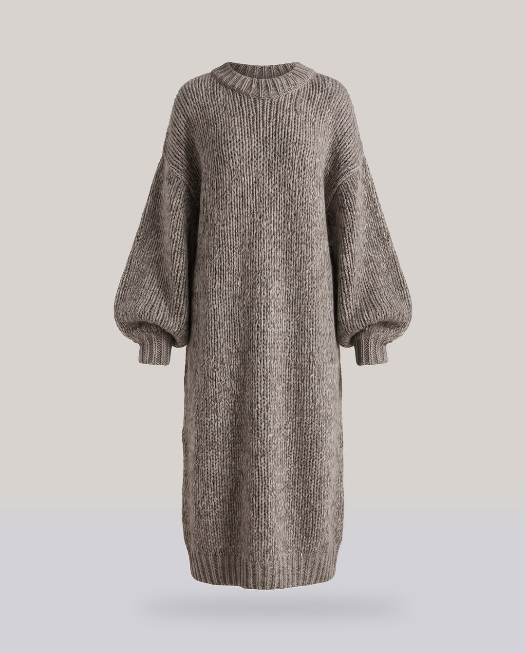 Oversized Chunky Knit Maxi Dress