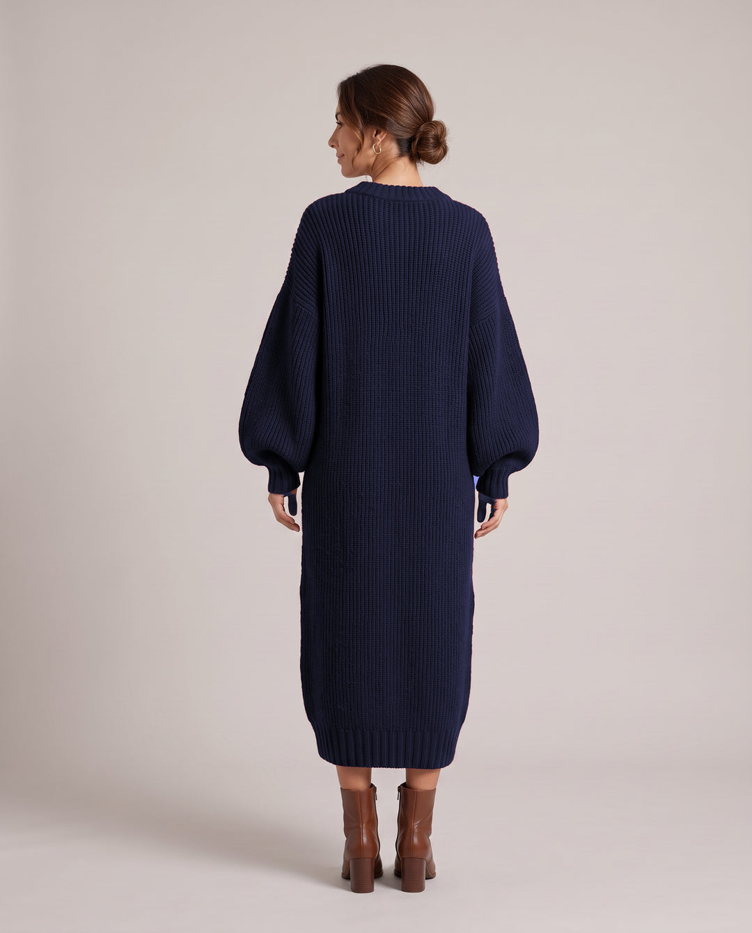 Oversized Chunky Knit Maxi Dress