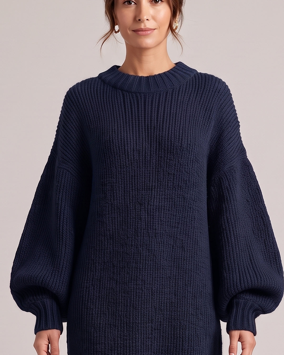 Oversized Chunky Knit Maxi Dress
