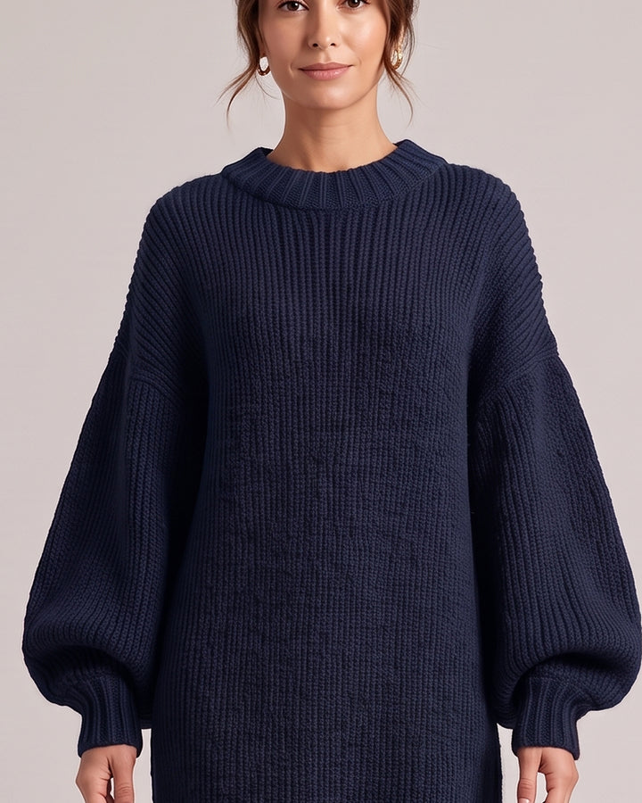 Oversized Chunky Knit Maxi Dress