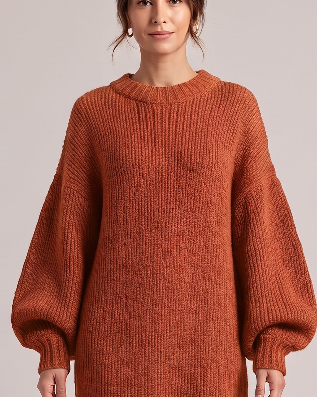 Oversized Chunky Knit Maxi Dress