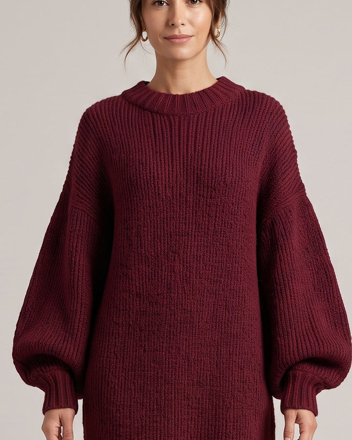 Oversized Chunky Knit Maxi Dress
