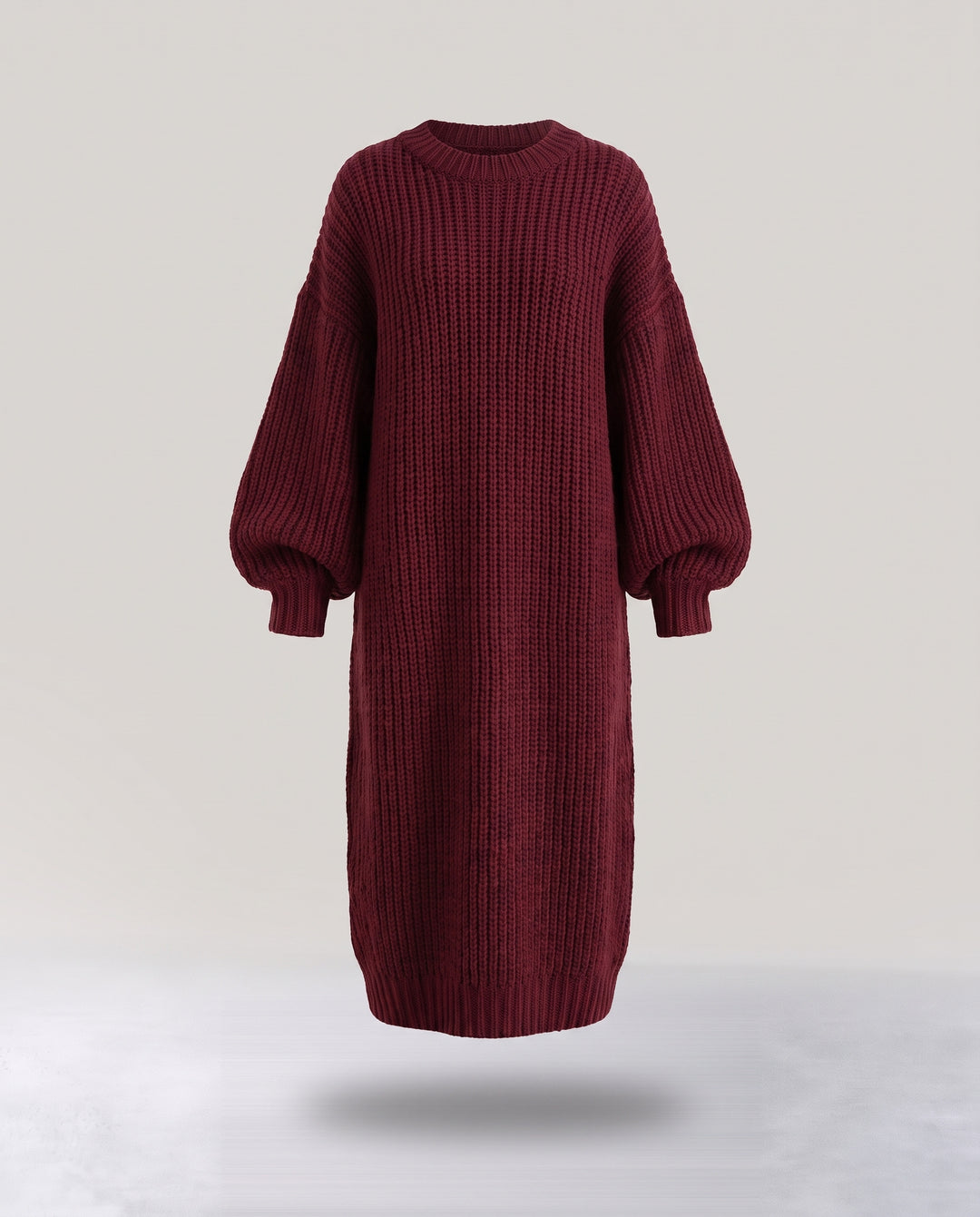 Oversized Chunky Knit Maxi Dress