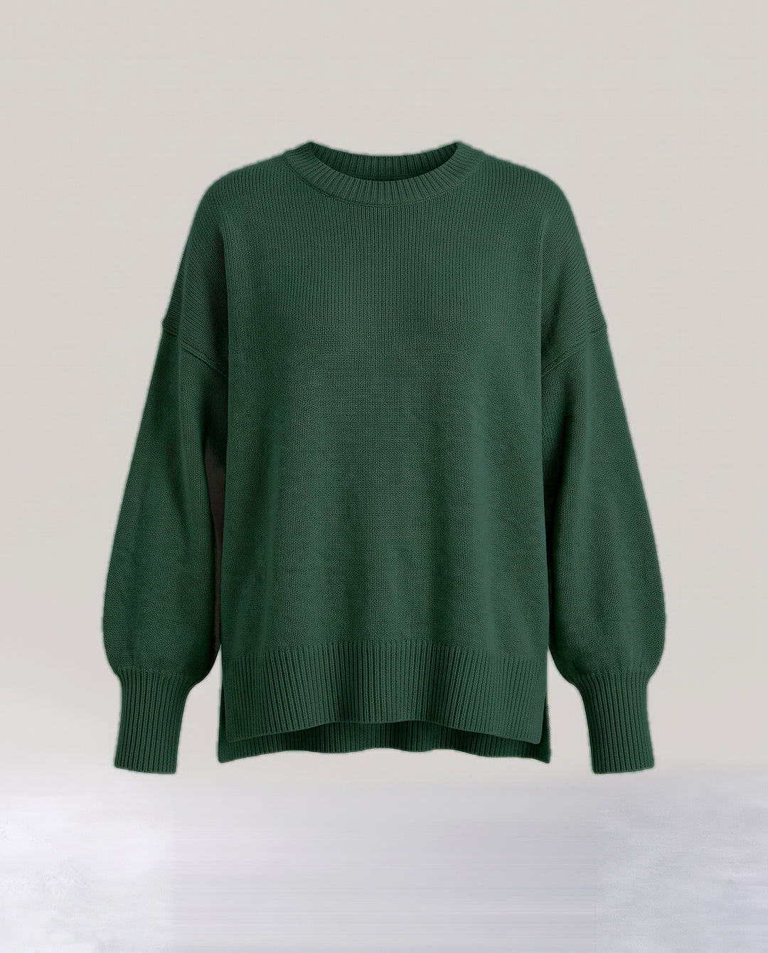 Oversized Knit Jumper with Side Slits