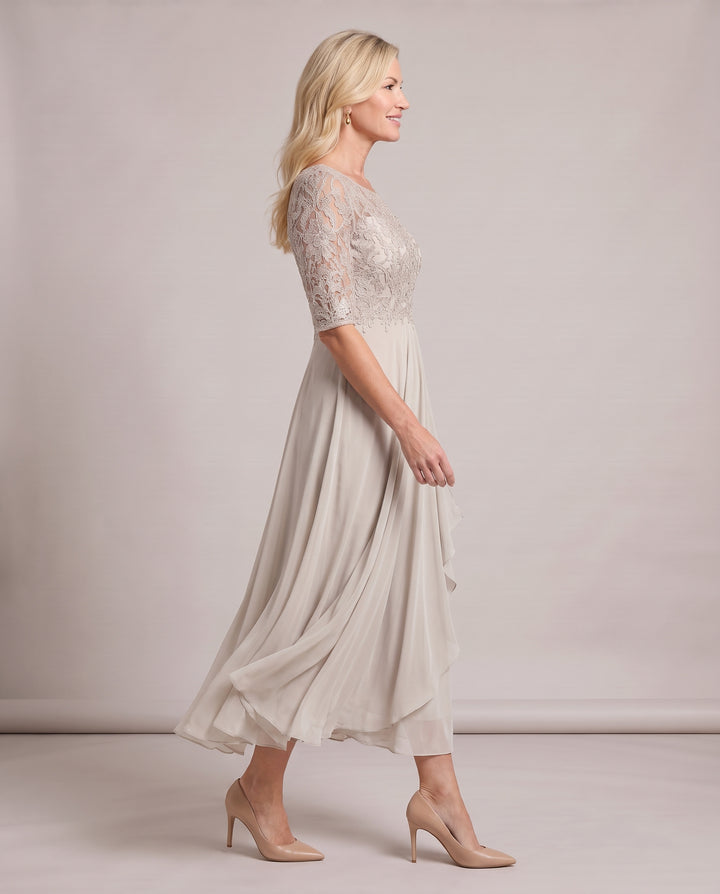 Lace Mother of the Bride Midi Dress