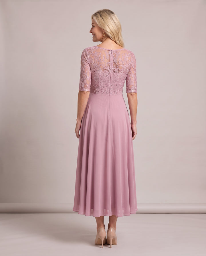 Lace Mother of the Bride Midi Dress