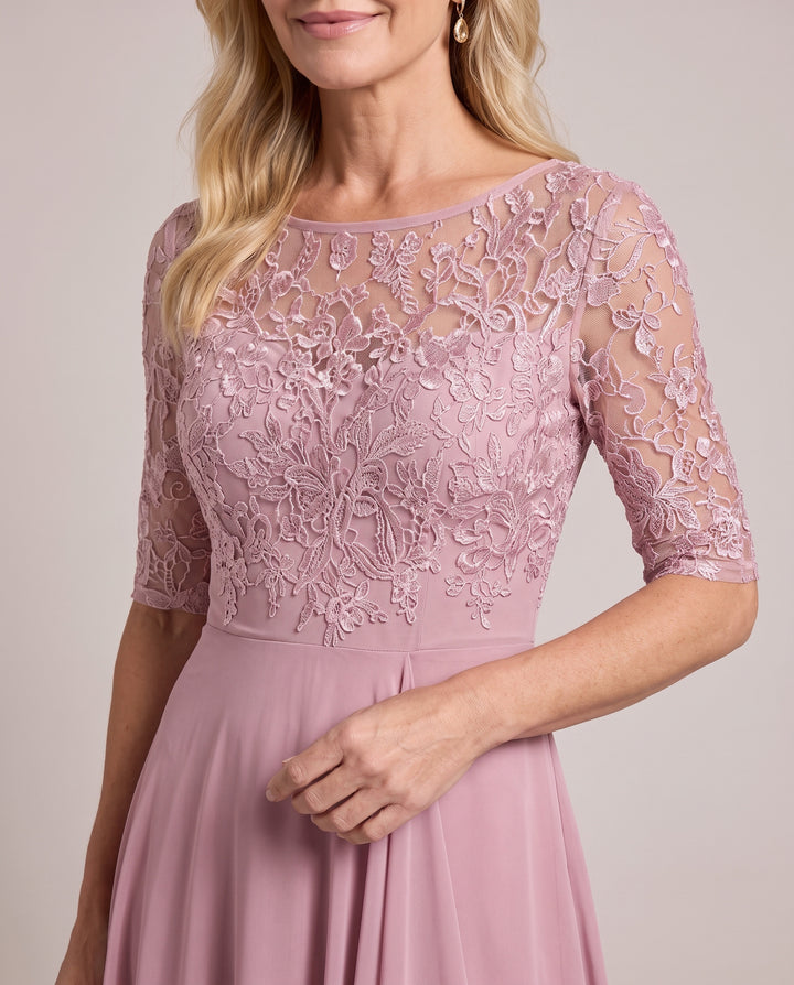 Lace Mother of the Bride Midi Dress