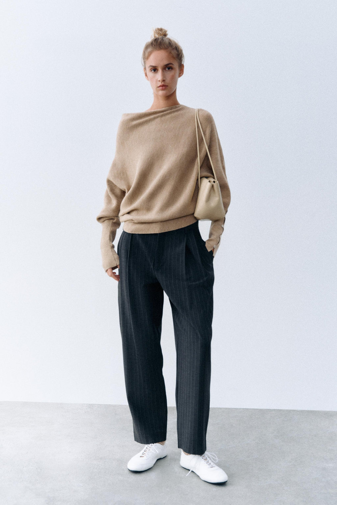 beige sweater